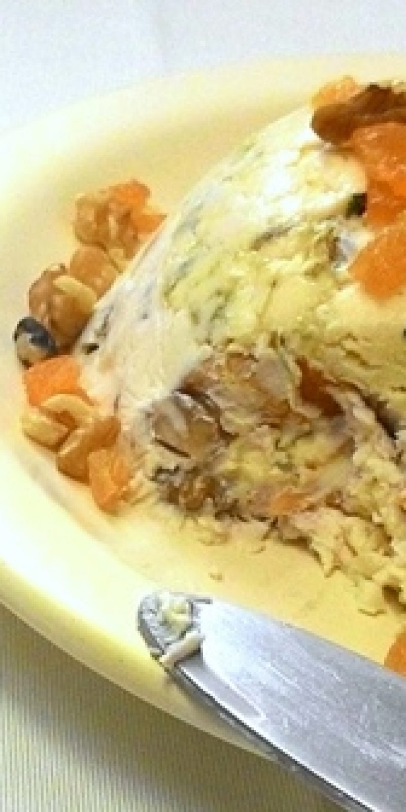 Terrine de com nozes e damasco COZINHANDO PARA 2 OU 1