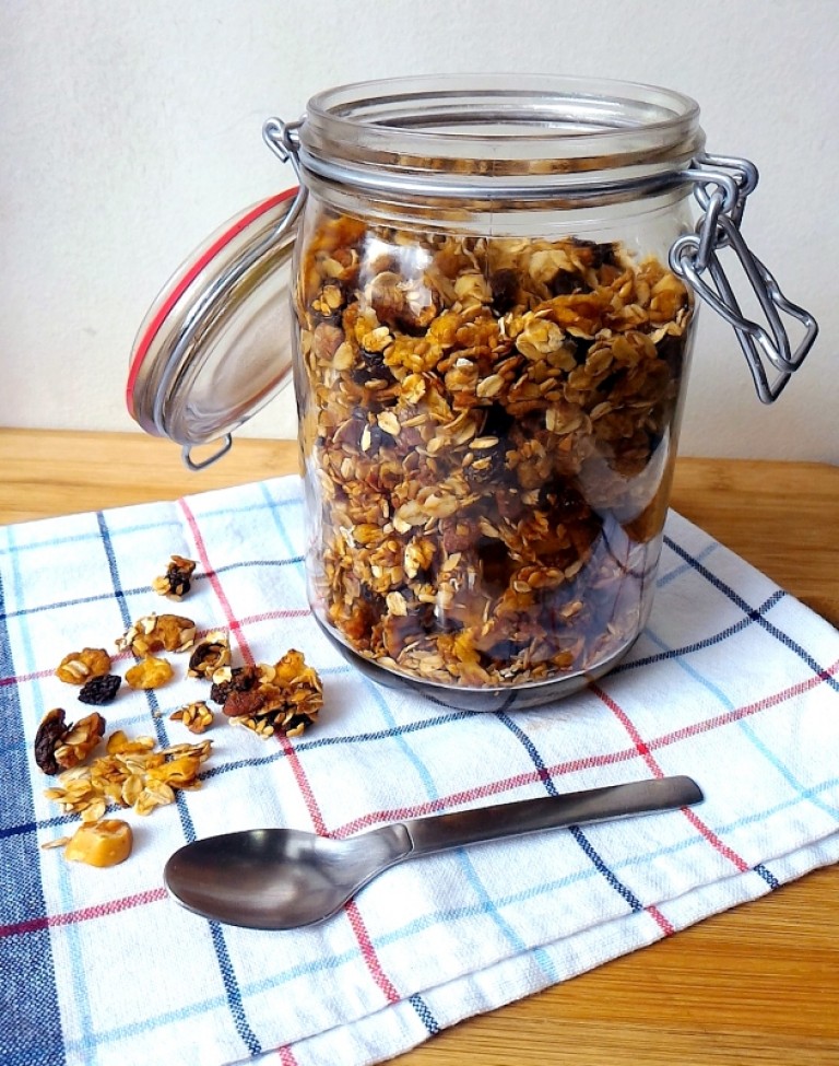 Como fazer granola caseira COZINHANDO PARA 2 OU 1