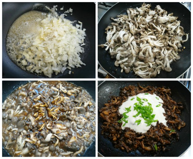 Molho cremoso de shimeji COZINHANDO PARA 2 OU 1