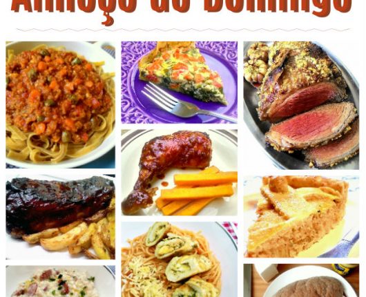 50 receitas práticas para um delicioso almoço de domingo