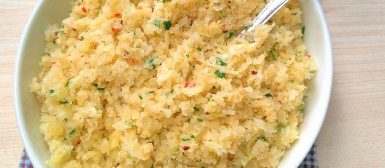 “Arroz” de couve flor (low carb)