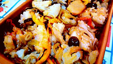 Bacalhau de festa ao forno