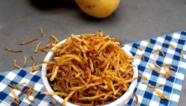 Batata palha feita no forno (sem fritura)