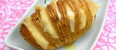 Batatas à Hasselback (batatas laminadas à moda sueca)