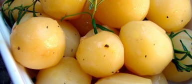 Batatas noisette ao alecrim