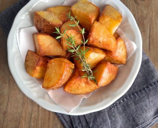 Batatas coradas da Vó Ninha