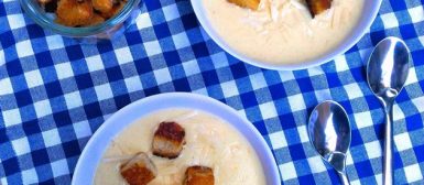 Beer cheese soup (sopa de cerveja com queijo)