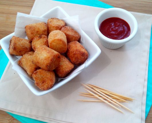 Bolinho de mandioca noisette (aipim, macaxeira)