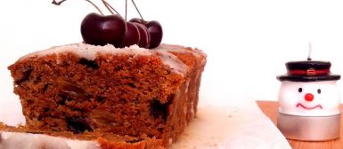 Bolo natalino de frutas