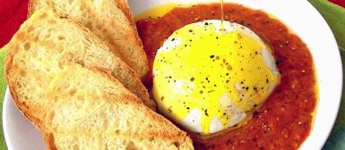 Burrata com molho de tomates cereja