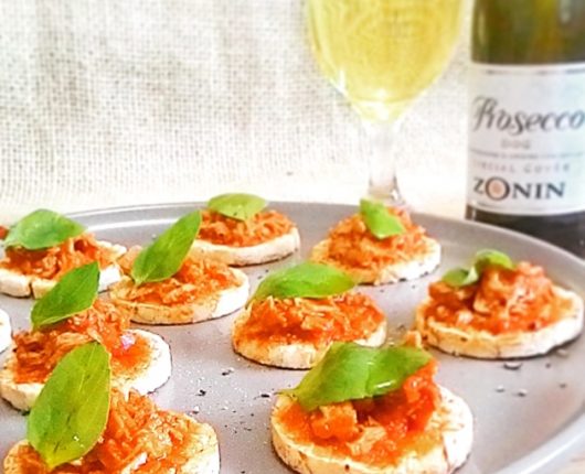 Canapés super light de atum