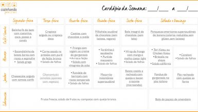 Cardápio da Semana: seleção de receitas para a semana inteira! (n. 2)