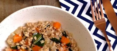 Cevadinha com ora pro nóbis e cenoura