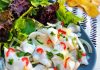 Ceviche de coco fresco