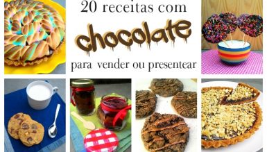 20 receitas com chocolate para vender ou presentear