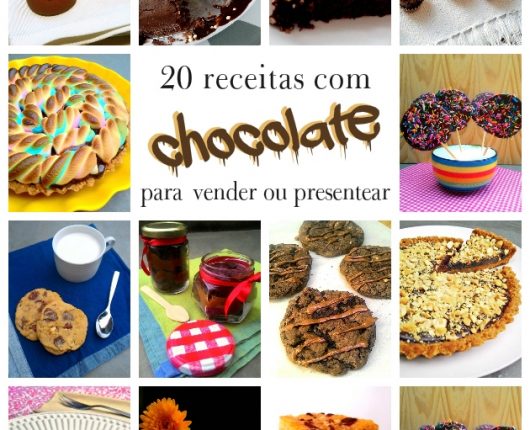 20 receitas com chocolate para vender ou presentear