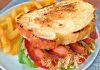 Club sandwich (com frango, bacon, alface e tomate)