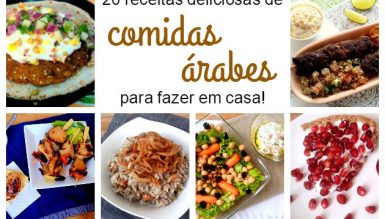 20 receitas de comidas árabes deliciosas para fazer em casa