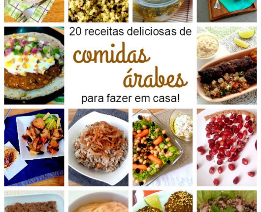 20 receitas de comidas árabes deliciosas para fazer em casa