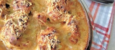 Couve flor gratinada