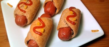 Cachorro quente de forno (enroladinhos de salsicha)