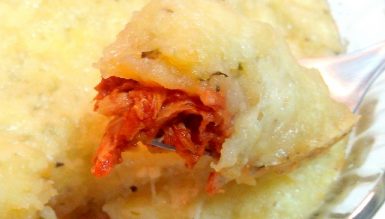 Escondidinho de atum super rápido (sem fogão, no micro-ondas)