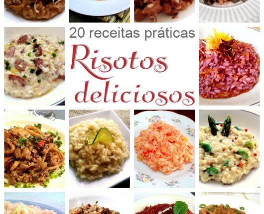 20 receitas práticas de risotos deliciosos