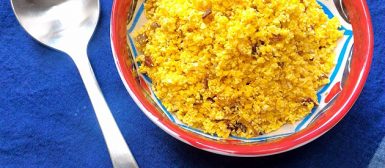 Farofa crocante de cebola tostada