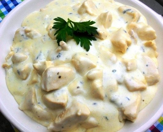 Frango ao creme de gorgonzola