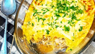 Frango com creme de milho (escondidinho ou fricassê)