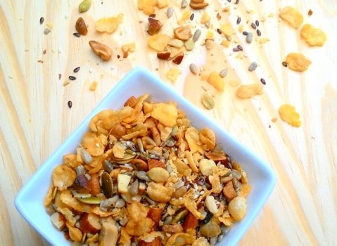 Granola salgada (tempero seco para saladas)