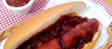 Hot dog mais saudável sem salsicha (vegano ou vegetariano, dependendo dos complementos)