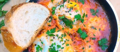 Shakshuka, Eggs in purgatory, Huevos rancheros ou ovos no molho de tomate