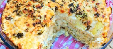 Lasanha lowcarb (calorias reduzidas, sem glúten, sem lactose)