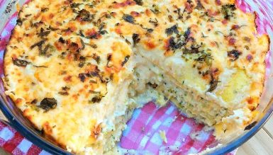 Lasanha lowcarb (calorias reduzidas, sem glúten, sem lactose)