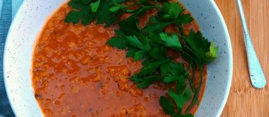 Sopa lentilha masala
