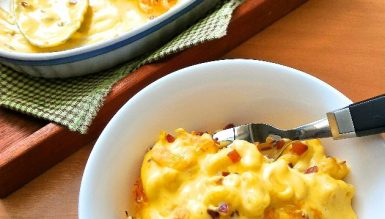 Receita de mac ‘n’ cheese com bacon