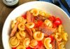 Macarrão com sardinhas e limão siciliano