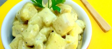 “Maionese” de batata doce (calorias reduzidas)