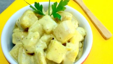 “Maionese” de batata doce (calorias reduzidas)