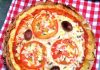 Massa de pizza de couve flor
