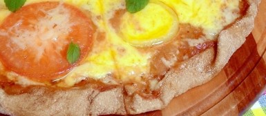 Massa de pizza fit (100% integral)