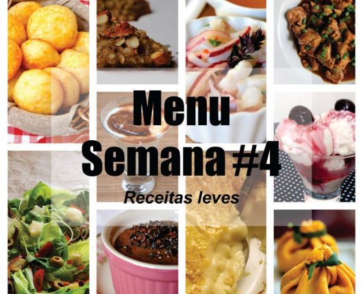 Menu da Semana #4: Receitas leves