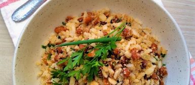 Mexidinho de arroz com feijão