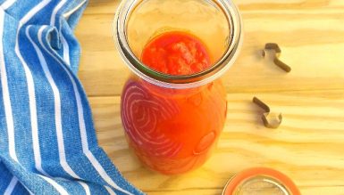 Molho de tomate especial da Tia Lu (enriquecido com vegetais)