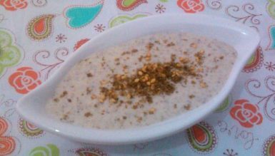 Molho de iogurte com zaatar