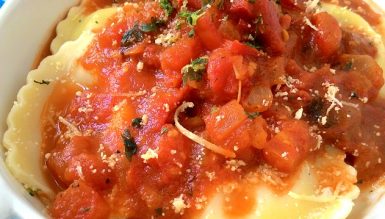 Molho de tomate à Luciana (com tomates italianos frescos e temperinhos)