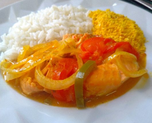 Moqueca de salmão