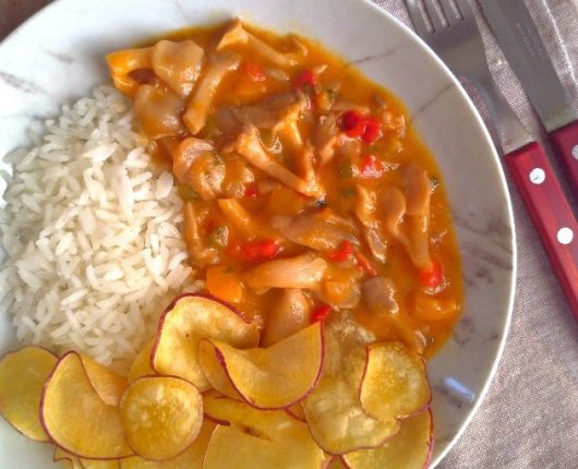 Moqueca de shimeji