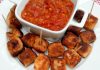 Nhoque tostadinho na manteiga com molho de tomate